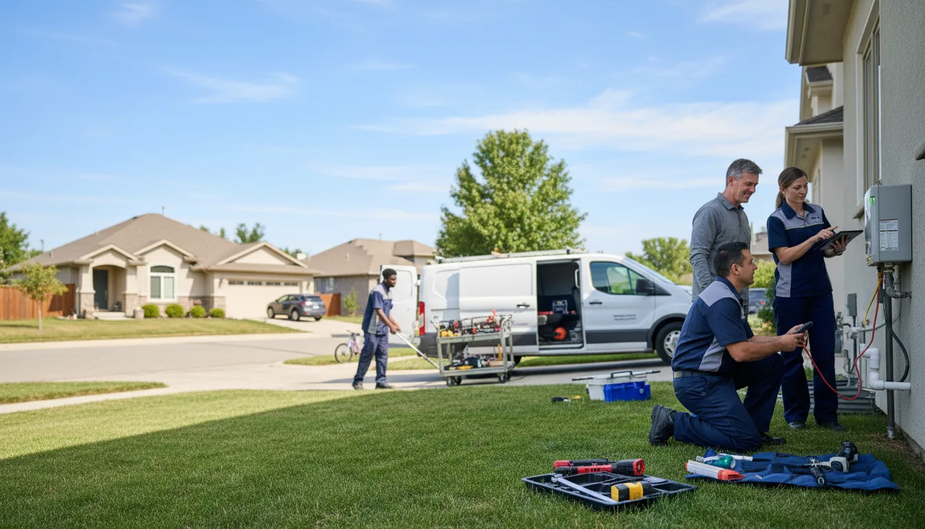 Tankless water heater service in Palisade, MN